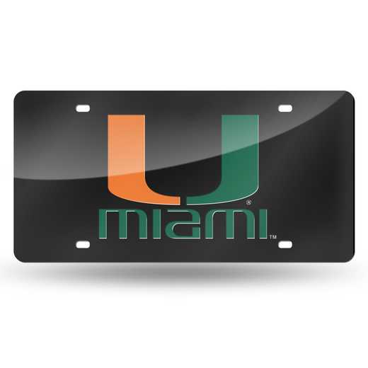 LZC100301: NCAA LZC Laser Cut Tag Miami